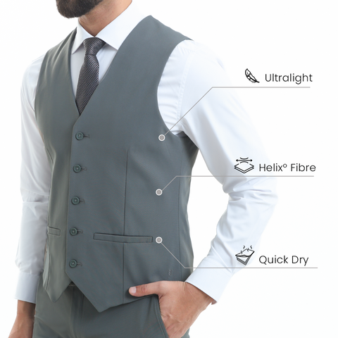 Dark Grey 2035 Workday Waistcoat