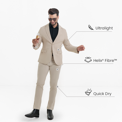 Beige 2035 Work Suit