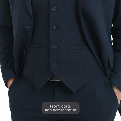 Navy 2035 Workday Waistcoat