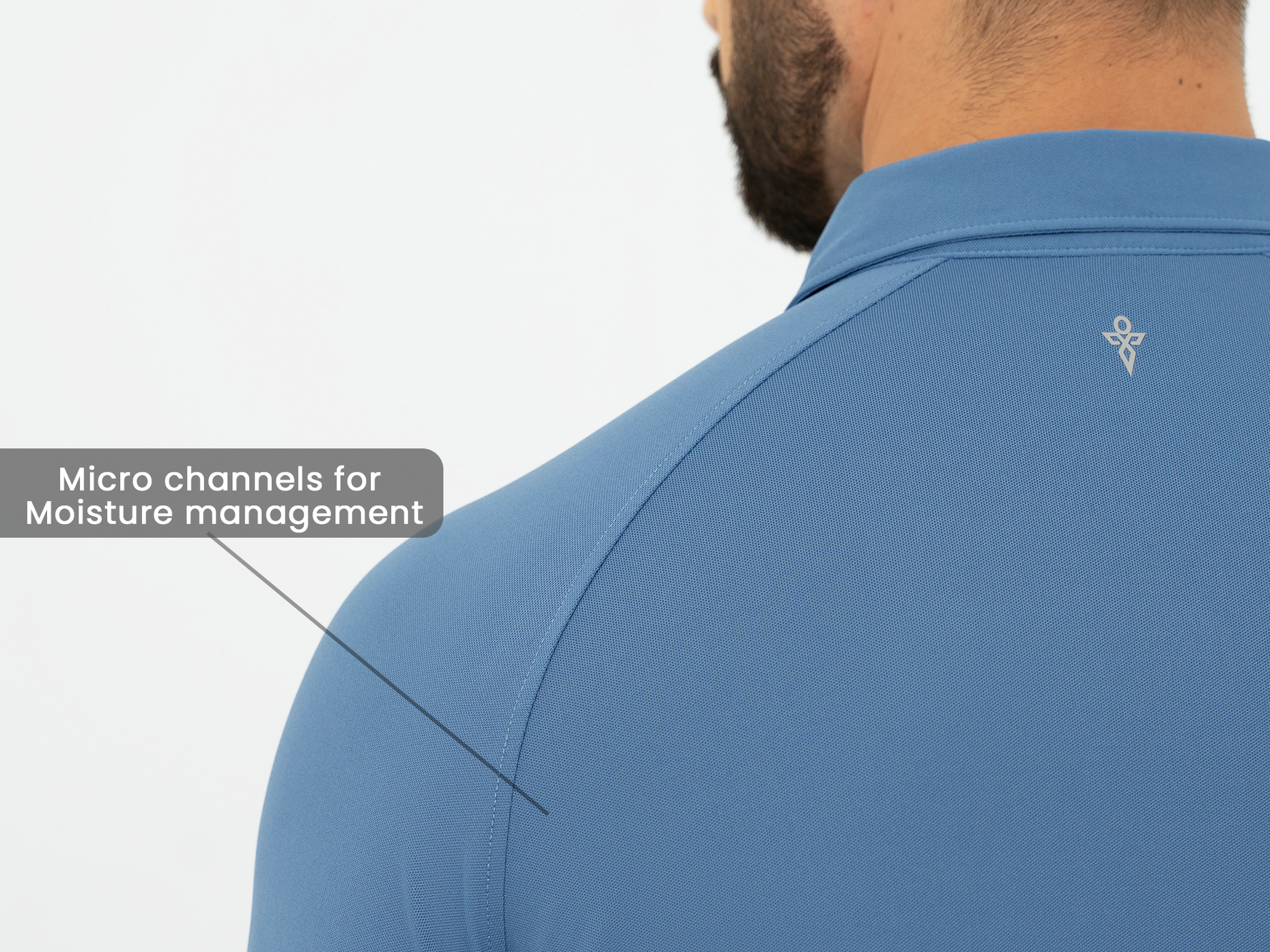 Steel Blue Raglan-Short Sleeves CoolPro Shirt – Harfun.in
