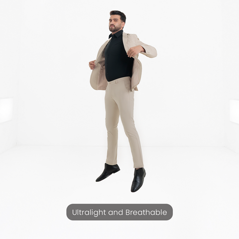 Beige 2035 Work Suit