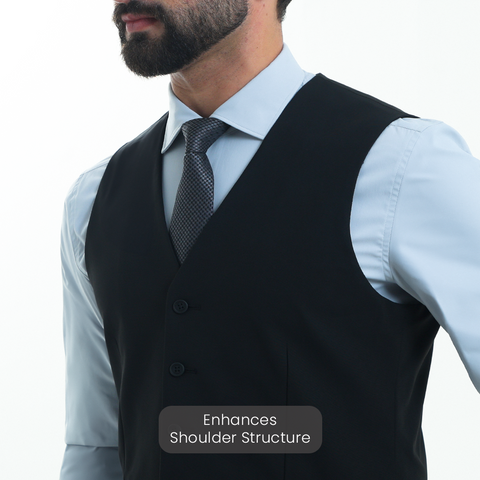 Black 2035 Workday Waistcoat
