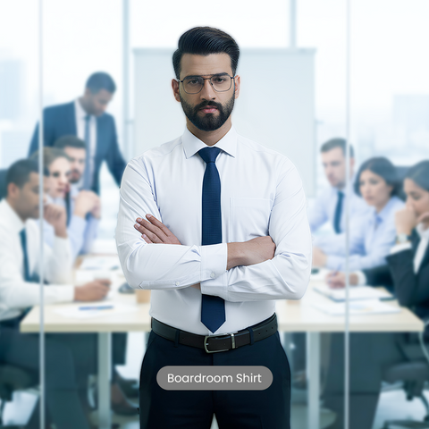 Whitest of White Boardroom shirt