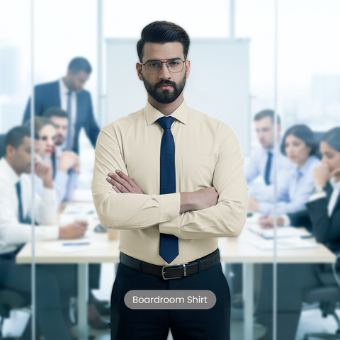 Command Beige Boardroom Shirt