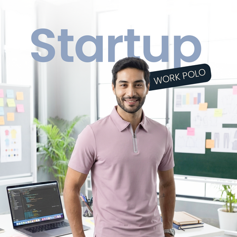 Mauve Startup Work-Polo