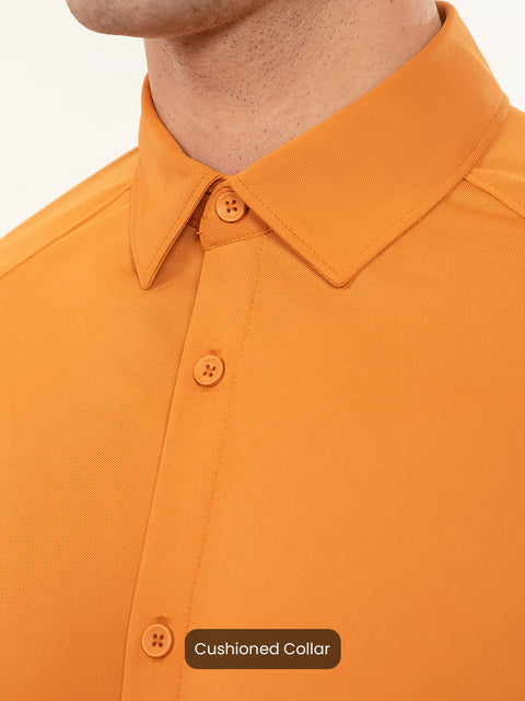 Sharp Apricot Raglan-Short Sleeves CoolPro Shirt