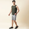 Solid Olive Everyday Tank Top - Harfun.in