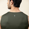 Solid Olive Everyday Tank Top - Harfun.in