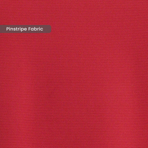 Hybrid-Work Pinstripe Red Polo T-Shirt