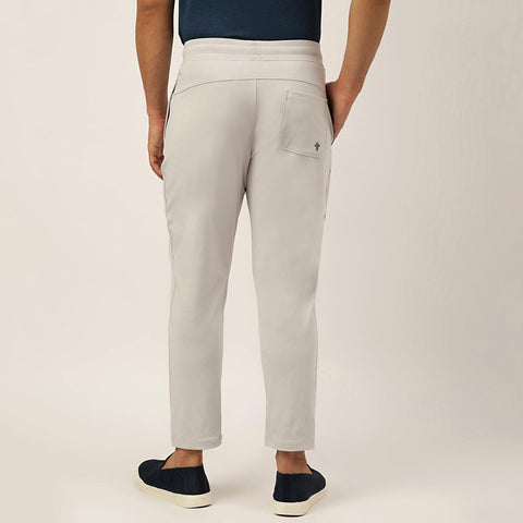 Solid Grey Workday Pant - Harfun.in